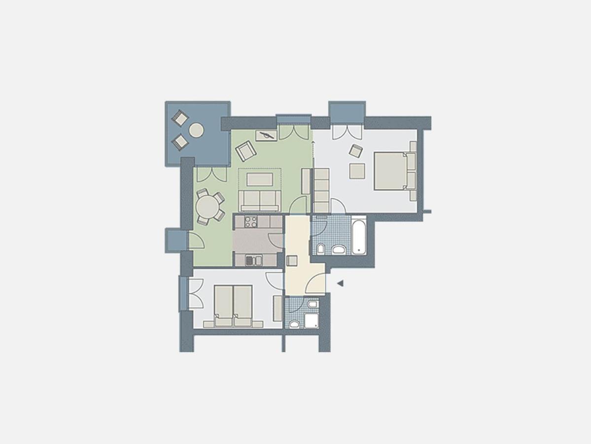 Kaiservillen Heringsdorf - Ferienwohnung Mit 2 Schlafzimmern Und Balkon D213 Bagian luar foto
